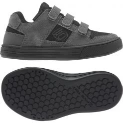 Chaussures Vtt FIVE TEN FREERIDER KIDS VCS GREY/BLACK 22 Gris / Noir -Equipement vélo Soldes 9 100372 freerider kids vcs grey core black grey fz0430 03
