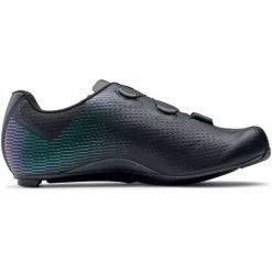 Chaussures Vélo Route NORTHWAVE STORM CARBON 2 BLACK/IRIDESCENT 22 Noir -Equipement vélo Soldes 9 100855 storm carbon 2 black iridescent nwe80221013 19 03