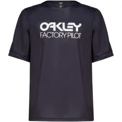Maillots Vélo OAKLEY FACTORY PILOT MTB SS JERSEY BLACKOUT 22 Noir