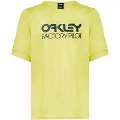 Maillots Vélo OAKLEY FACTORY PILOT MTB SS JERSEY SULPHUR 22 Jaune