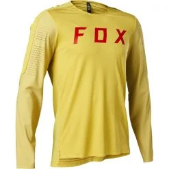 Maillots Vélo FOX FLEXAIR PRO LS JERSEY PR YLW 22 Jaune