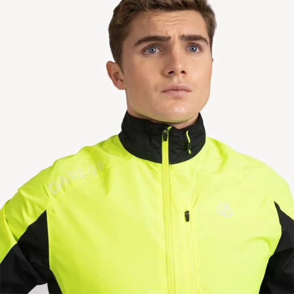 Vestes Vélo DARE 2B MEDIANT JKT FLUROYLW/BLK 22 Jaune / Noir 7 Vestes Vélo DARE 2B MEDIANT JKT FLUROYLW/BLK 22 Jaune / Noir – Image 5
