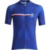 Maillots Vélo ODLO PERFORMANCE MC ZIP INTEGRAL FRANCE 22 Blanc / Bleu / Rouge -Equipement vélo Soldes 9 104521 mc zip integral performance france 452052 fr22b 01