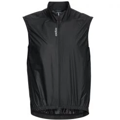 Vestes Vélo ODLO ESSENTIAL WINDPROOF VEST BLACK 22 Noir