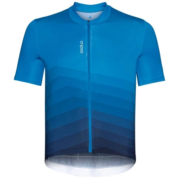 Maillots Vélo ODLO ZEROWEIGHT CHILL-TEC STAND-UP COLLAR S/S FZ INDIGO BUNTING/BLACK 22 Bleu 3 Maillots Vélo ODLO ZEROWEIGHT CHILL-TEC STAND-UP COLLAR S/S FZ INDIGO BUNTING/BLACK 22 Bleu