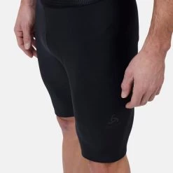 Cuissards Vélo ODLO ZEROWEIGHT CHILL-TEC PRO TIGHTS SHORT SUSPENDERS BLACK 22 Noir -Equipement vélo Soldes 9 104553 422372 15000 05