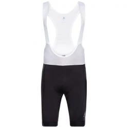 Cuissards Vélo ODLO ZEROWEIGHT TIGHTS SHORT SUSPENDERS WHITE/BLACK 22 Noir / Blanc