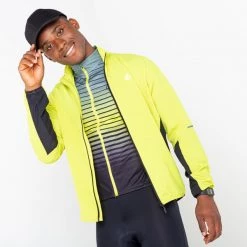 Vestes Vélo DARE 2B ABLAZE II WINDSHELL NEON SPRING/BLACK 22 Jaune / Noir -Equipement vélo Soldes 9 105708 dml499 x9m 05