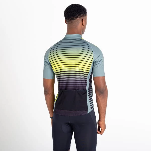 Maillots Vélo DARE 2B AEP VIRTUOUS S/S JERSEY AGAVE GREEN UNDER 22 Jaune / Vert / Noir 5 Maillots Vélo DARE 2B AEP VIRTUOUS S/S JERSEY AGAVE GREEN UNDER 22 Jaune / Vert / Noir – Image 3