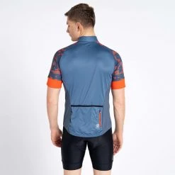Maillots Vélo DARE 2B STAY THE COURSE II JERSEY STELLAR BLUE 22 Bleu / Orange -Equipement vélo Soldes 9 105712 stay the course ii jersey stellar blue dmt625 wpd 05