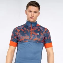 Maillots Vélo DARE 2B STAY THE COURSE II JERSEY STELLAR BLUE 22 Bleu / Orange -Equipement vélo Soldes 9 105712 stay the course ii jersey stellar blue dmt625 wpd 06