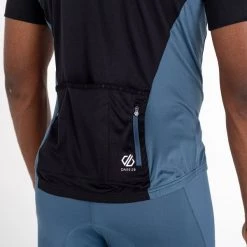 Maillots Vélo DARE 2B STAY THE COURSE II JERSEY BLACK DOWN SHIFT 22 Bleu / Noir -Equipement vélo Soldes 9 105713 dmt625 dig 04