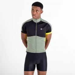 Maillots Vélo DARE 2B PROTRACTION II JERSEY AGAVE GREEN/BLACK 22 Noir / Vert -Equipement vélo Soldes 9 105714 dmt626 g5f 04