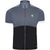 Maillots Vélo DARE 2B PROTRACTION II JERSEY BLACK/ORION GREY 22 Bleu / Noir