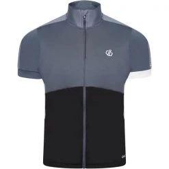 Maillots Vélo DARE 2B PROTRACTION II JERSEY BLACK/ORION GREY 22 Bleu / Noir