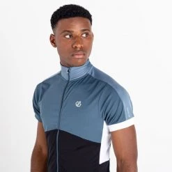 Maillots Vélo DARE 2B PROTRACTION II JERSEY BLACK/ORION GREY 22 Bleu / Noir -Equipement vélo Soldes 9 105717 dmt626 grg 05