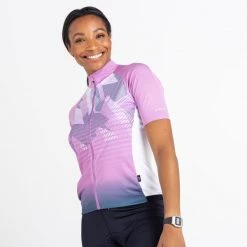Maillots Vélo DARE 2B AEP PROMPT JERSEY W DUSTY LAVENDER 22 Rose / Bleu -Equipement vélo Soldes 9 105738 dwt624 z9z 06