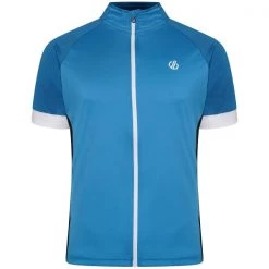Maillots Vélo DARE 2B PROTRACTION JERSEY METHB/PETRBL 22 Bleu / Blanc / Noir