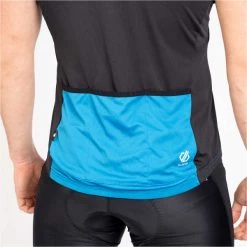 Maillots Vélo DARE 2B PROTRACTION JERSEY METHB/PETRBL 22 Bleu / Blanc / Noir -Equipement vélo Soldes 9 106042 protraction jersey methb petrbl dmt568 070 05