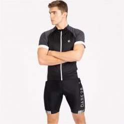 Maillots Vélo DARE 2B PROTRACTION JERSEY BLACK/EBONY 22 Noir / Blanc -Equipement vélo Soldes 9 106043 protraction jersey black ebony dmt568 06n 05