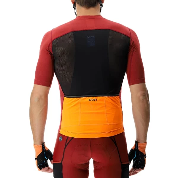 Maillots Vélo UYN MAN BIKING LIGHTSPEED OW SHIRT PORT ROYAL/BLACK 22 Rouge 4 Maillots Vélo UYN MAN BIKING LIGHTSPEED OW SHIRT PORT ROYAL/BLACK 22 Rouge – Image 2