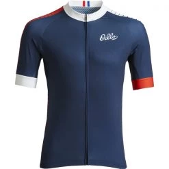 Maillots Vélo ODLO MC ZIP INTEGRAL PERFORMANCE FRANCE 22 Bleu / Blanc / Rouge