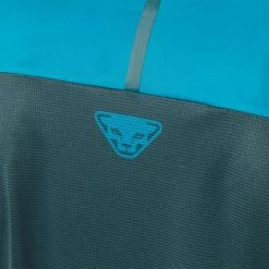 Maillots Vélo DYNAFIT RIDE LIGHT 1/2 ZIP SHIRT M PETROL 22 Bleu / Orange -Equipement vélo Soldes 9 106304 ride light 1 2 zip shirt m petrol 08 0000071462 8811 06