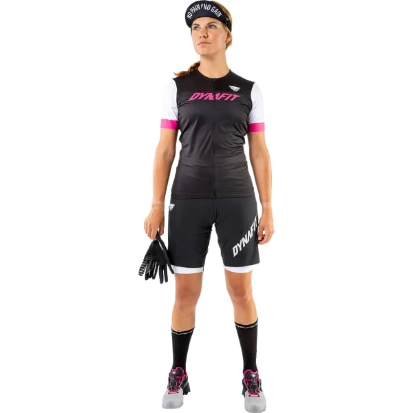 Maillots Vélo DYNAFIT RIDE LIGHT FULL ZIP SHIRT W BLACK OUT/NIMBUS 22 Noir / Blanc / Rose 4 Maillots Vélo DYNAFIT RIDE LIGHT FULL ZIP SHIRT W BLACK OUT/NIMBUS 22 Noir / Blanc / Rose – Image 2