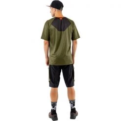 Maillots Vélo DYNAFIT RIDE SHIRT M WINTER MOSS 22 Vert / Noir / Orange -Equipement vélo Soldes 9 106321 ride shirt m winter moss 08 0000071562 5891 03