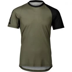 Maillots Vélo POC MTB PURE TEE EPIDOTE GREEN 22 Vert / Noir