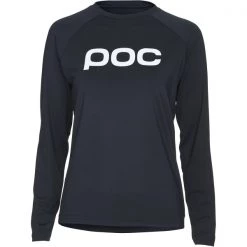 Maillots Vélo POC W'S REFORM ENDURO JERSEY URANIUM BLACK 22 Noir