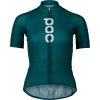 Maillots Vélo POC W'S ESSENTIAL ROAD LOGO JERSEY DIOPTASE BLUE 22 Vert