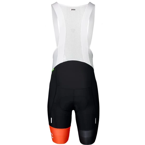 Cuissards Vélo POC ESSENTIAL ROAD VPDS BIB SHORTS URANIUM BLACK/HYDROGEN WHITE 22 Blanc / Noir / Orange 4 Cuissards Vélo POC ESSENTIAL ROAD VPDS BIB SHORTS URANIUM BLACK/HYDROGEN WHITE 22 Blanc / Noir / Orange – Image 2