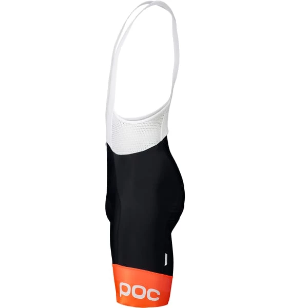 Cuissards Vélo POC ESSENTIAL ROAD VPDS BIB SHORTS URANIUM BLACK/HYDROGEN WHITE 22 Blanc / Noir / Orange 5 Cuissards Vélo POC ESSENTIAL ROAD VPDS BIB SHORTS URANIUM BLACK/HYDROGEN WHITE 22 Blanc / Noir / Orange – Image 3