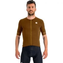 Maillots Vélo SPORTFUL MONOCROM JERSEY LIQUORICE 22 Marron