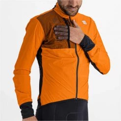 Vestes Vélo SPORTFUL DR JACKET ORANGE SDR VESTE 22 Orange / Noir -Equipement vélo Soldes 9 107127 dr jacket orange sdr veste 1120505 850 05