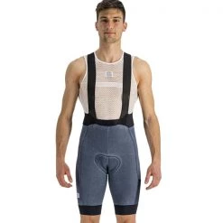 Cuissards Vélo SPORTFUL INDIGO SUPERGIARA BIBSHORT BLUE DENIM DELAVE 22 Gris / Noir