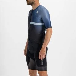 Maillots Vélo SPORTFUL BOMBER JERSEY BLACK GALAXY BLUE 22 Bleu -Equipement vélo Soldes 9 107133 bomber jersey maillot black galaxy blue 1122029 002 05