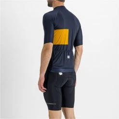 Maillots Vélo SPORTFUL SNAP JERSEY GALAXY BLUE GOLDEN OAK 22 Bleu / Marron -Equipement vélo Soldes 9 107136 snap jersey maillot galaxy blue golden oak 1122034 456 04