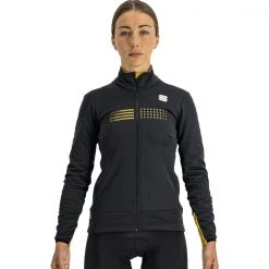 Vestes Vélo SPORTFUL TEMPO W JACKET BLACK 22 Noir / Marron