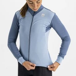 Vestes Vélo SPORTFUL KELLY W THERMAL JERSEY ICE 22 Bleu -Equipement vélo Soldes 9 107741 kelly w thermal jrs ice 1120530 450 05