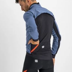 Vestes Vélo SPORTFUL FIANDRE MEDIUM JACKET BLUE SEA 22 Bleu / Noir -Equipement vélo Soldes 9 107743 fiandre medium jkt blue sea 1121500 435 06