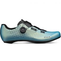 Chaussures Vélo Route FIZIK TEMPO DECOS CARBON IRIDISCENT BLUE 22 Noir / Bleu