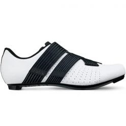 Chaussures Vélo Route FIZIK TEMPO POWERSTRAP R5 WHITE/BLACK 22 Blanc / Noir