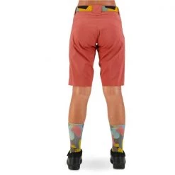 Shorts Vélo MONS ROYALE W VIRAGE BIKE SHORTS LOGO TERRACOTTA 22 Rouge -Equipement vélo Soldes 9 108198 w virage bike shorts logo terracotta 100442 1169 240 04