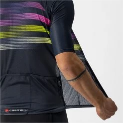 Maillots Vélo CASTELLI ENDURANCE PRO JERSEY DARK BLUE/PINK/YELLOW 22 Bleu / Rose / Vert -Equipement vélo Soldes 9 108348 endurance pro bleu fonce rose jaune 4522016 414 03