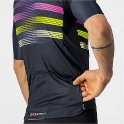 Maillots Vélo CASTELLI ENDURANCE PRO JERSEY DARK BLUE/PINK/YELLOW 22 Bleu / Rose / Vert -Equipement vélo Soldes 9 108348 endurance pro bleu fonce rose jaune 4522016 414 04