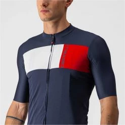 Maillots Vélo CASTELLI PROLOGO 7 JERSEY DARK BLUE 23 Bleu / Blanc / Rouge 13 Maillots Vélo CASTELLI PROLOGO 7 JERSEY DARK BLUE 23 Bleu / Blanc / Rouge -Equipement vélo Soldes 9 108353 prologo 7 bleu fonce 4522023 414 06