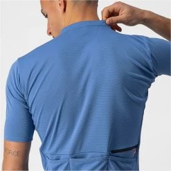 Maillots Vélo CASTELLI UNLIMITED ALLROAD JERSEY BLUE 22 Bleu -Equipement vélo Soldes 9 108357 unlimited allroad bleu 4522006 417 05