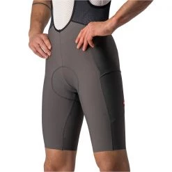 Cuissards Vélo CASTELLI UNLIMITED BIBSHORT GREY 22 Gris / Noir
